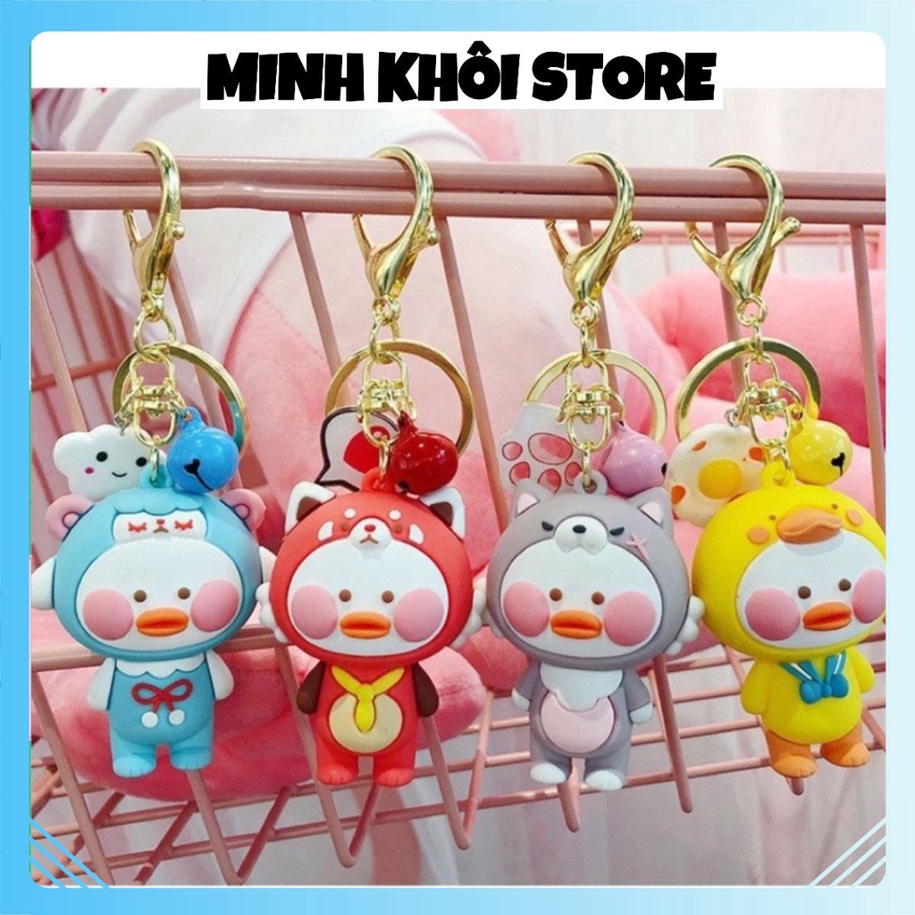 Móc khoá chú vịt má hồng xinh xắn - đáng yêu