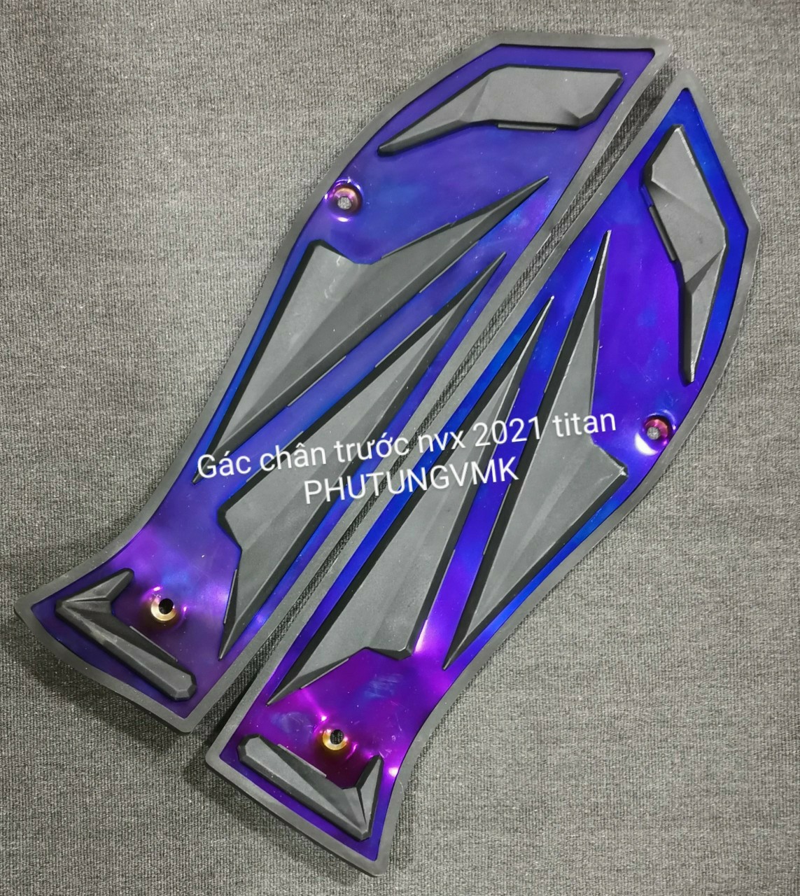 GÁC CHÂN TRƯỚC INOX XE NVX 2021 titan