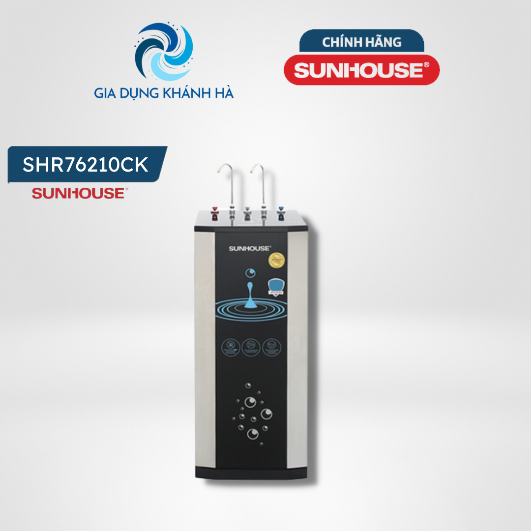 Máy lọc nước R.O nóng lạnh 10 lõi SUNHOUSE SHR76210CK - hàng trưng bày bảo hành 12 tháng