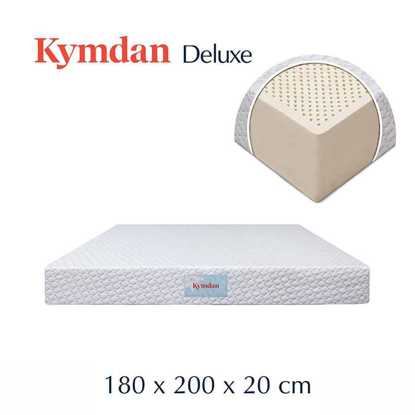 Nệm cao su thiên nhiên Kymdan Deluxe 180 x 200 x 20 cm