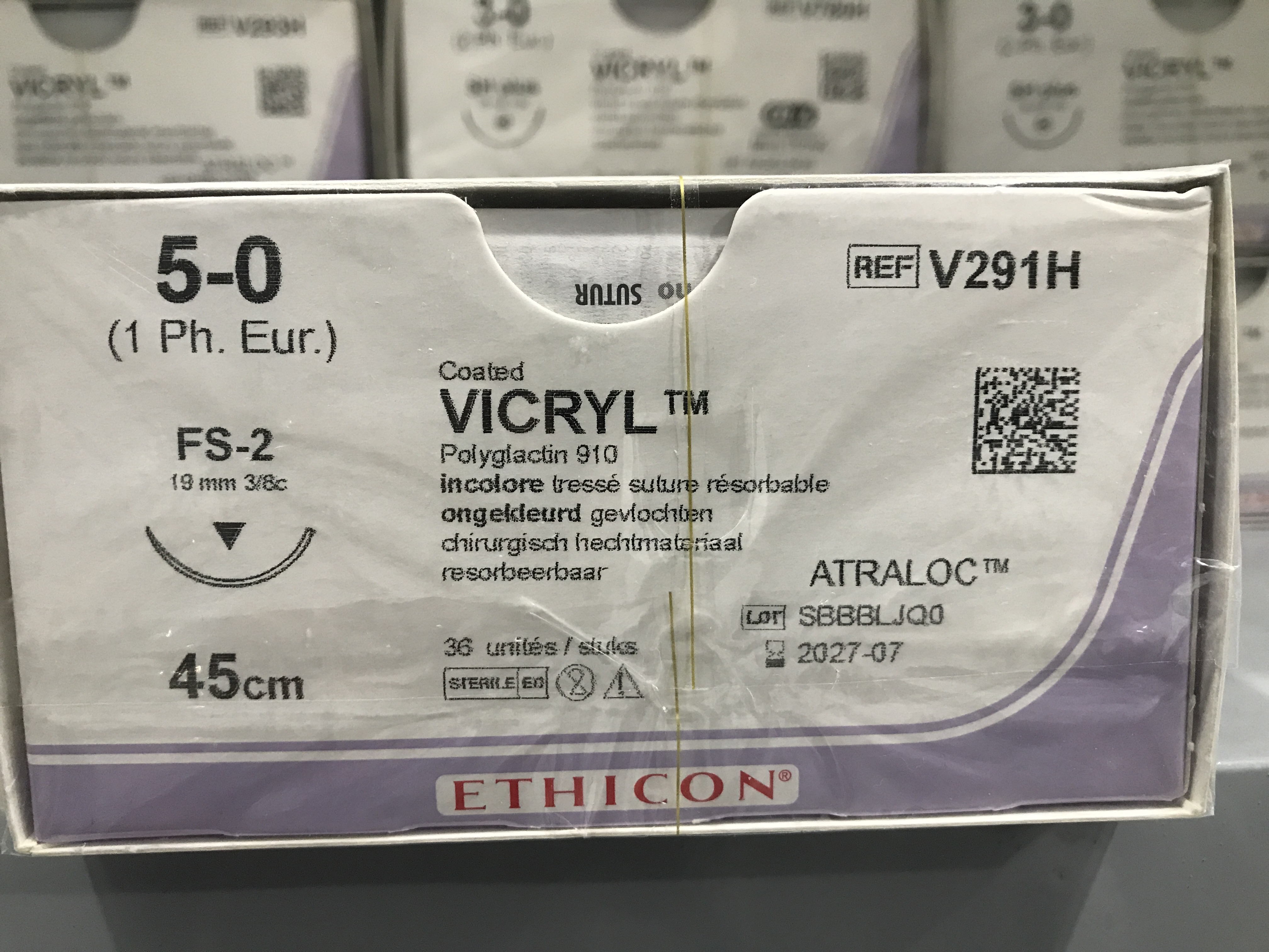 Chỉ phẫu thuật Vicryl 5/0
