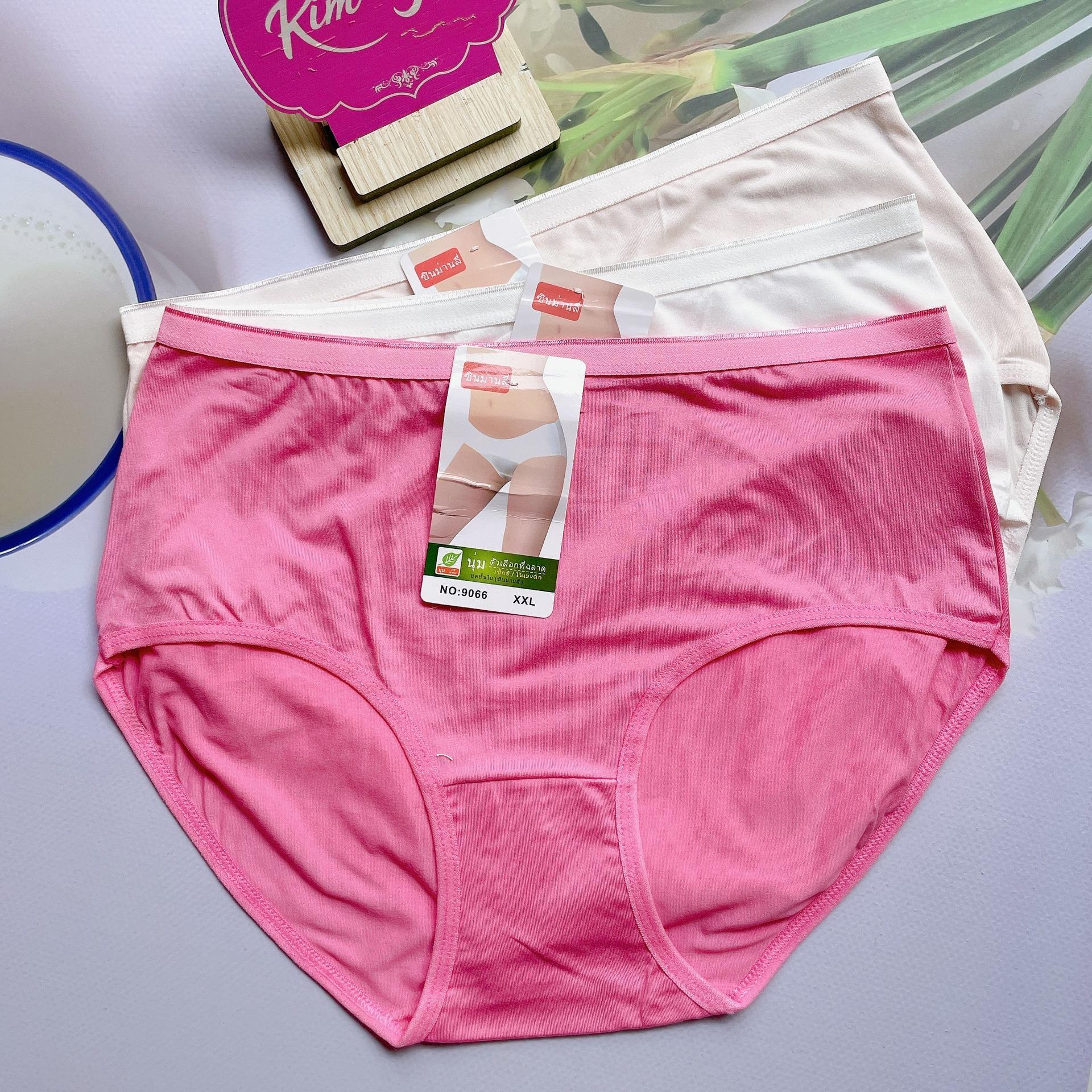  Combo 10 quần lót BigSize nữ cotton co giãn tốt mặc thoải mái  60-90kg  