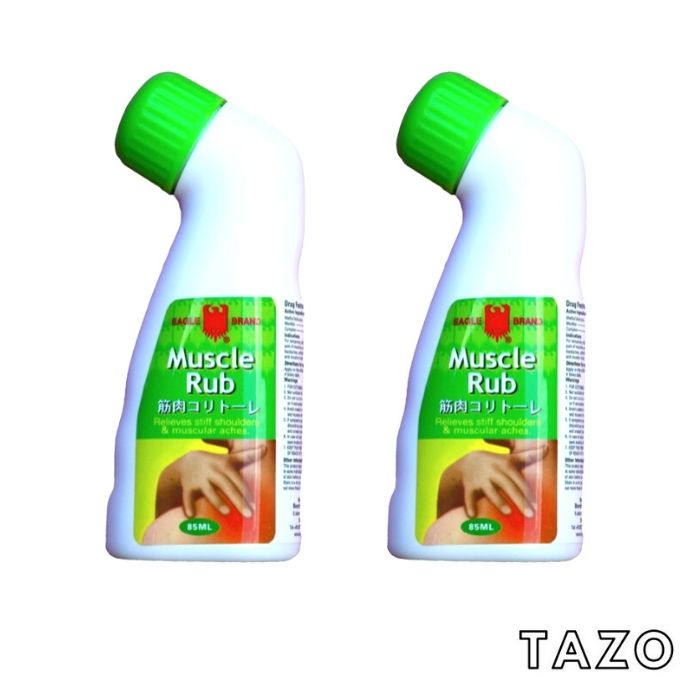 Combo 2 Chai Dầu Lăn - Dầu Xoa Bóp Con Ó Muscle Rub 85ml - Singapore
