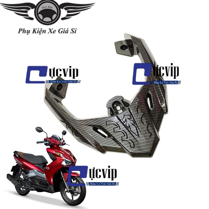 Chụp ốp cảng sau airblade 2020 full đen ms2675