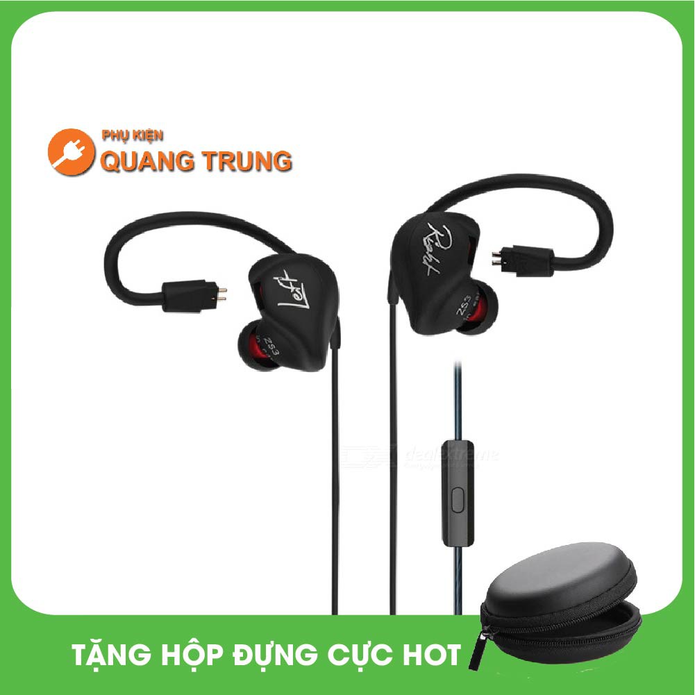 Tai nghe kz zs3 - có mic+ tặng hộp, sản phẩm đa dạng về mẫu mã, kích cỡ, chất lượng đảm bảo, cam kết hàng giống vơi mô tả