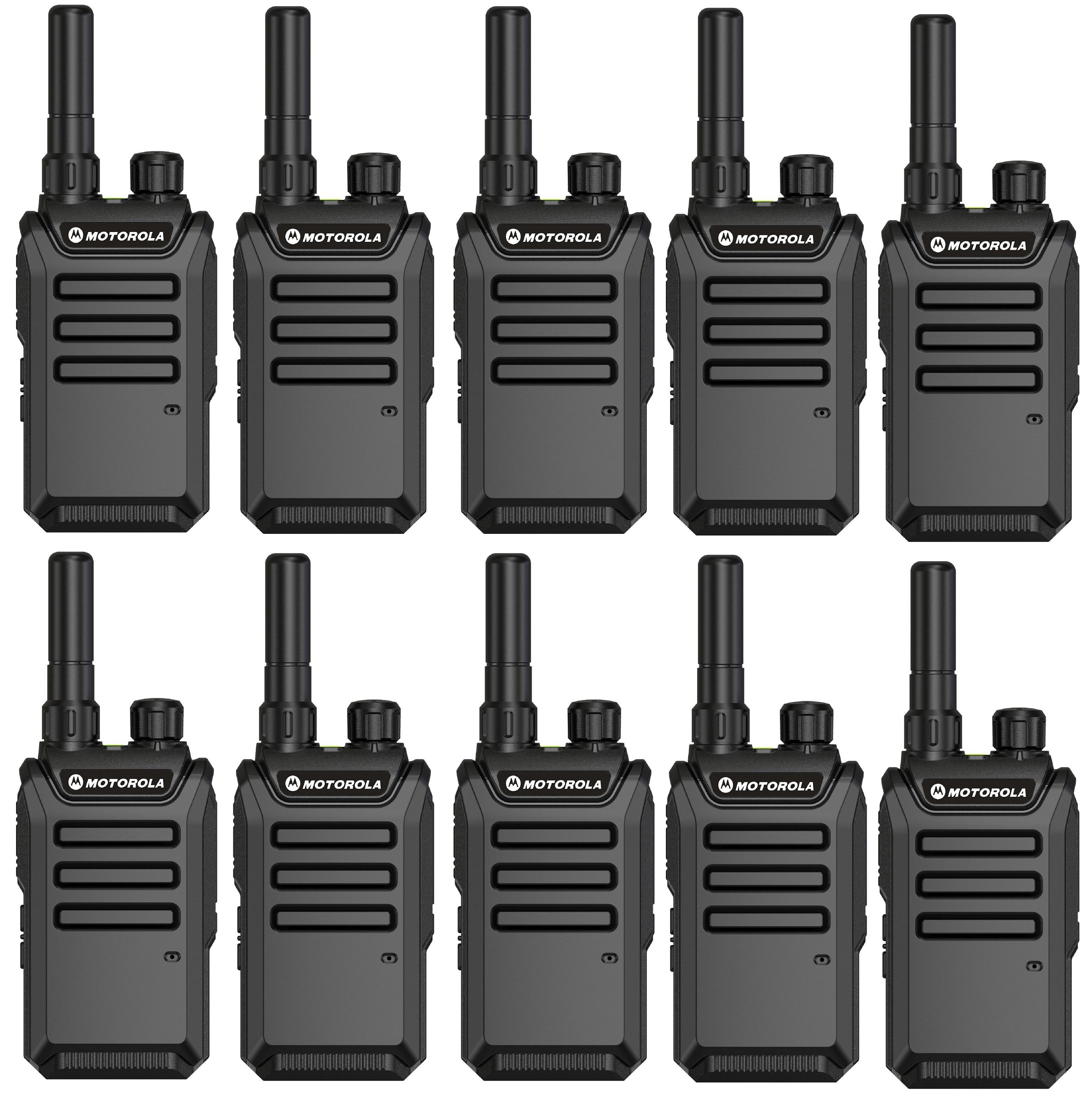 Bộ 10 bộ đàm siêu nhỏ chất lượng khủng motorola gp600+tặng kèm 10 tai nghe