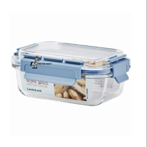 Hộp thủy tinh Lock&Lock hình chữ nhật, nắp vòm nhựa Tritan trong suốt dung tích 1520ml LLG494, 1050ml LLG493, 640ml LLG492, 370ml LLG491 có thể xếp chồng lên nhau