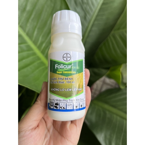 Folicur 430sc - chế phẩm cao cấp chuyên thán thư trên cây hoa màu chai 100ml