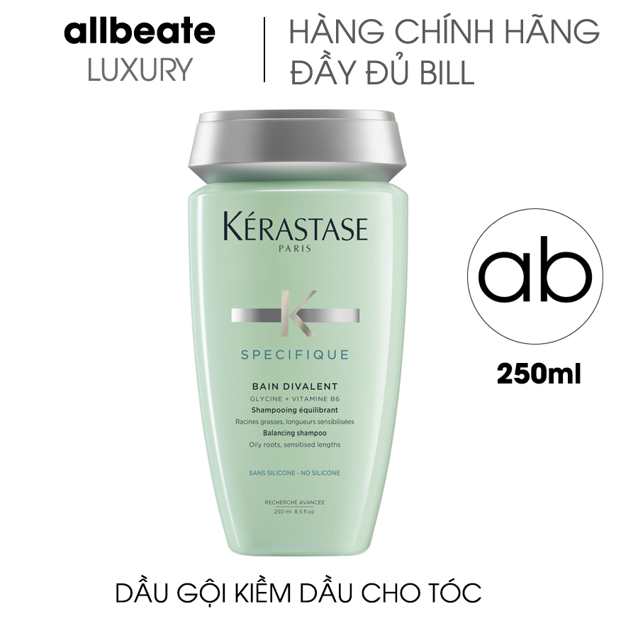 Dầu gội kiềm dầu cho tóc Kérastase Bain Divalent 250ml