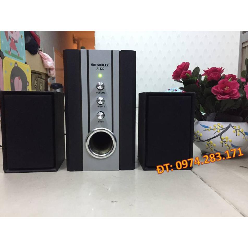 Bộ loa vi tính Soundmax A820 nghe nhạc điện thoại - !!