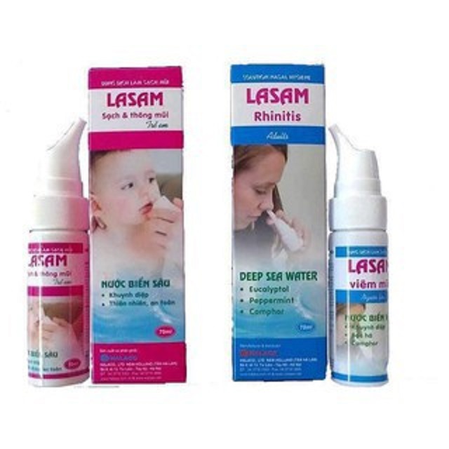 Dung dịch vệ sinh mũi lasam 70ml