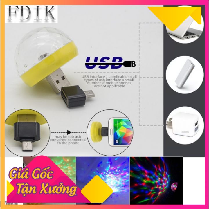 [HCM]Đèn Led Vũ Trường Usb Mini Đủ Màu Ảo Diệu- Đèn Led Trang Trí Chiếu Sao Trần Ô Tô Dãy Ngân Hà Siêu Đẹp Nhỏ Gọn Tiện Lợi