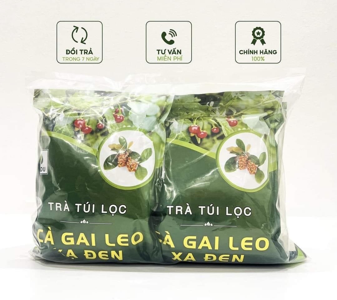 Trà cà gai leo xạ đen túi lọc Sadu mát gan bịch 1kg