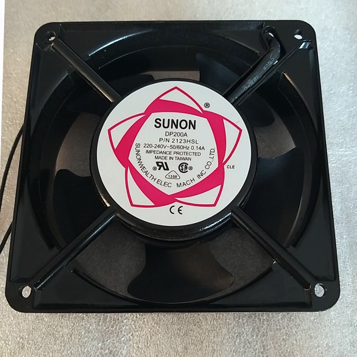 Quạt Tản Nhiệt 220V 12X12X3,9Cm - Quat Sunon
