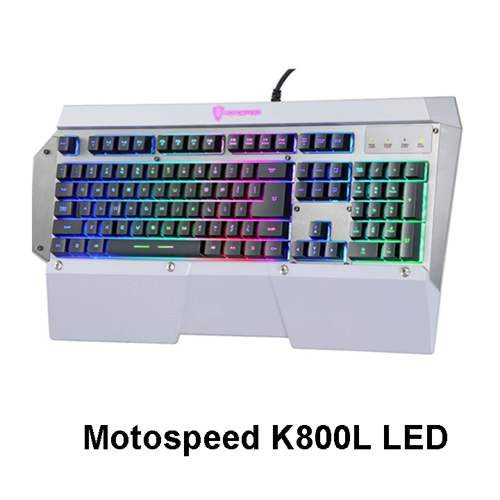 Bàn phím game thủ Motospeed K800L Đèn LED Gaming Keyboard
