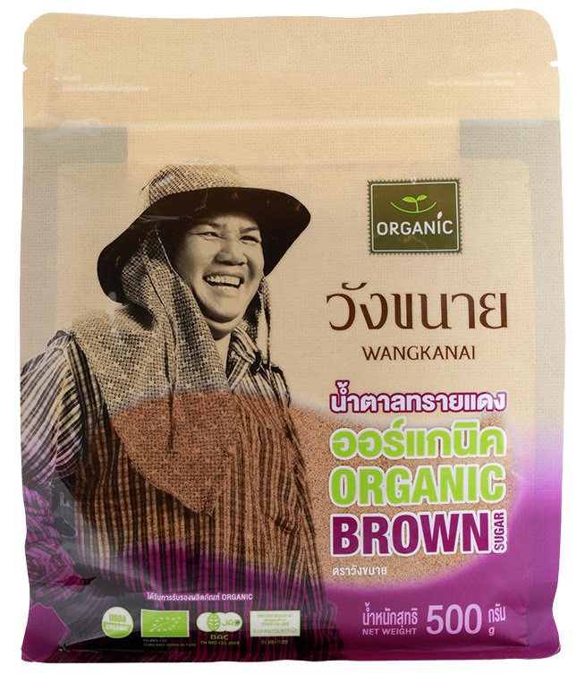 Đường nâu thô hữu cơ - Wangkanai - 500g