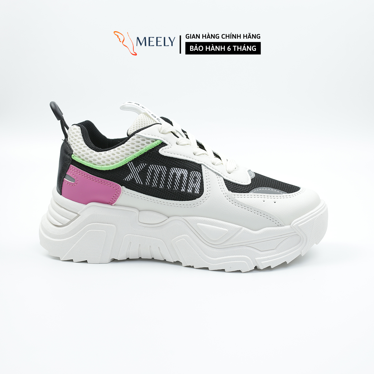 Giày thể thao nữ độn đế meely sneaker ulzzang nâng đế cá tính - xma65