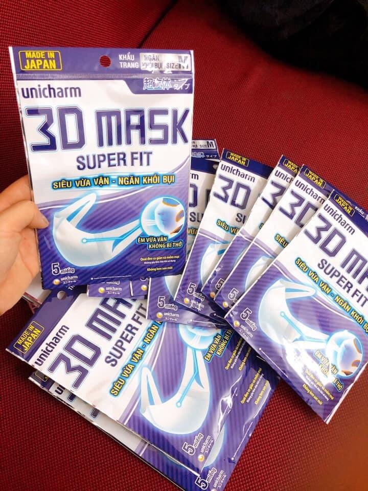 Khẩu trang 3D mask Nhật về đến trung tâm! Giá 16k/5c.