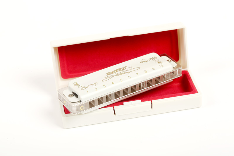 Easttop Harmonica 10 Lỗ Blues Diatonic Harmonica Sẵn Sàng Cổ Kim Loại Nâng Cao Cơ Quan Miệng Với Bìa Trắng Lớp Hàng Đầu Cho Người Chơi Chuyên Nghiệp Người Mới Bắt Đầu Học Sinh
