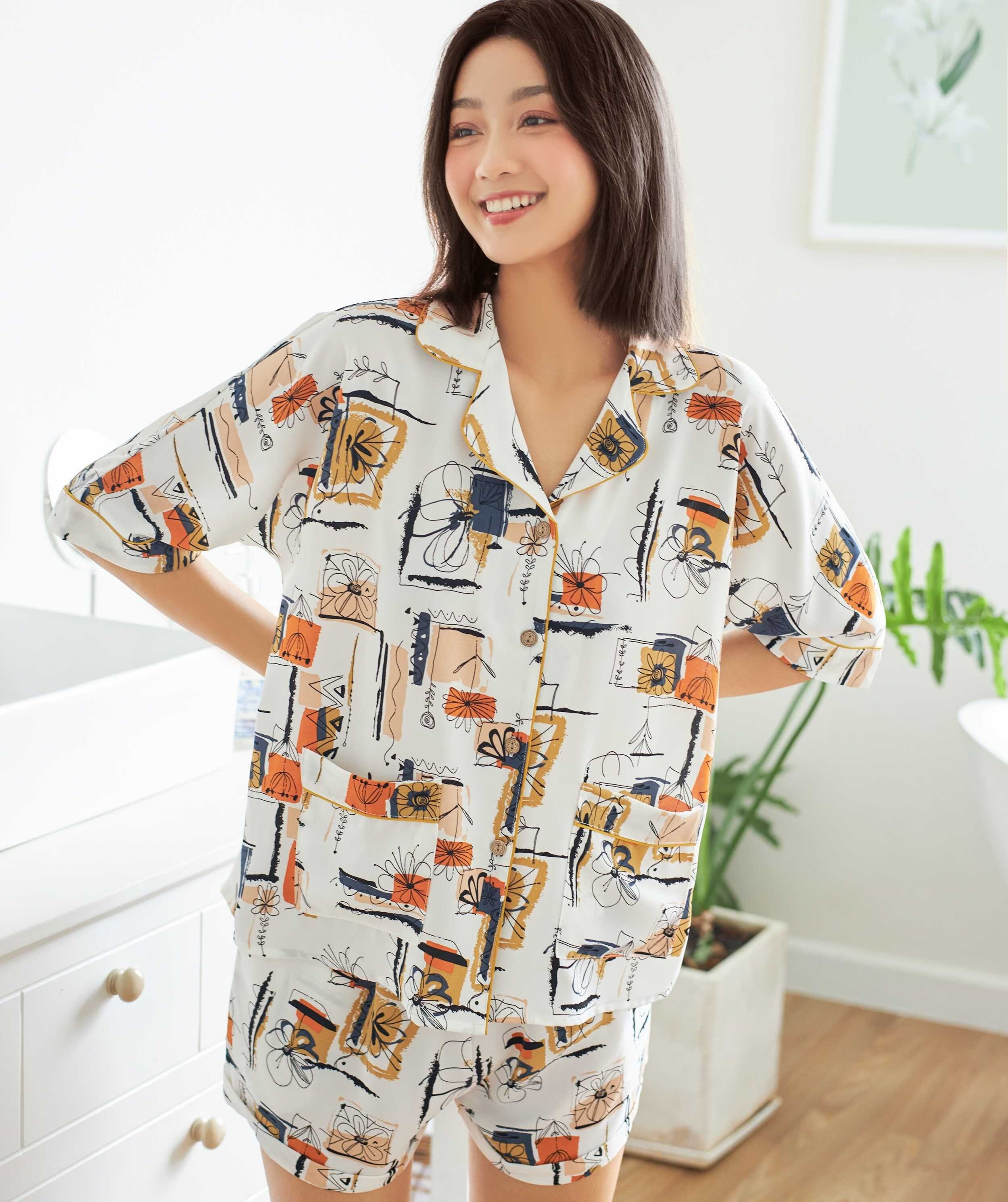 Vibes đồ bộ pijama ngắn lala py set