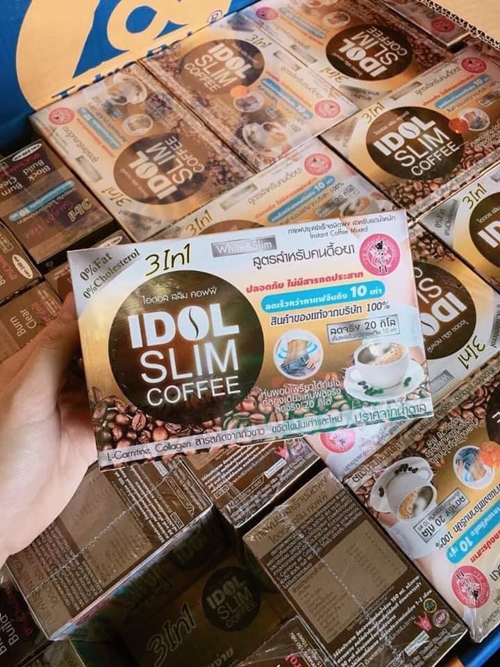Cafe Giảm Cân Idol Coffee MẪU MỚI giảm mạnh - Hộp15g x 10 gói