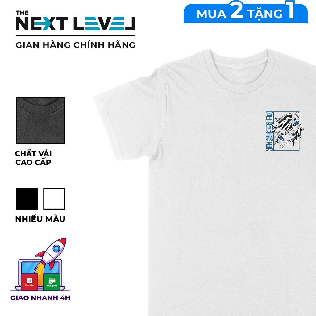Áo thun giyu tomioka the next level, cotton 100% 2 màu nam nữ - bt0133