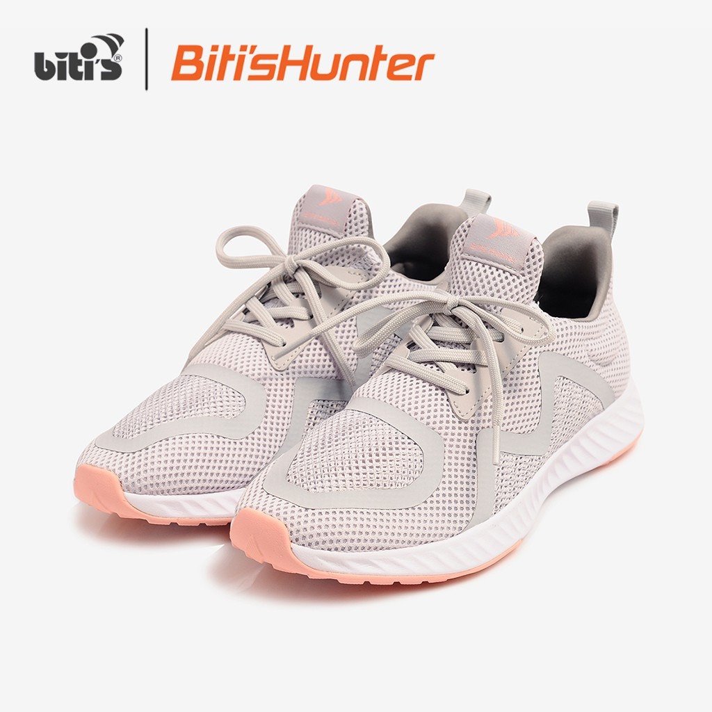 Giày Thể Thao Cao Cấp Nữ Bitis Hunter Core Jogging Light Gray - DSWH05300XAM