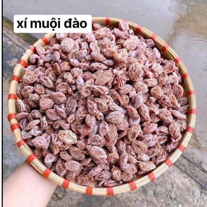 Ô mai đào voi không hạt, ô mai đào chua ngọt ăn vặt ngon ngon