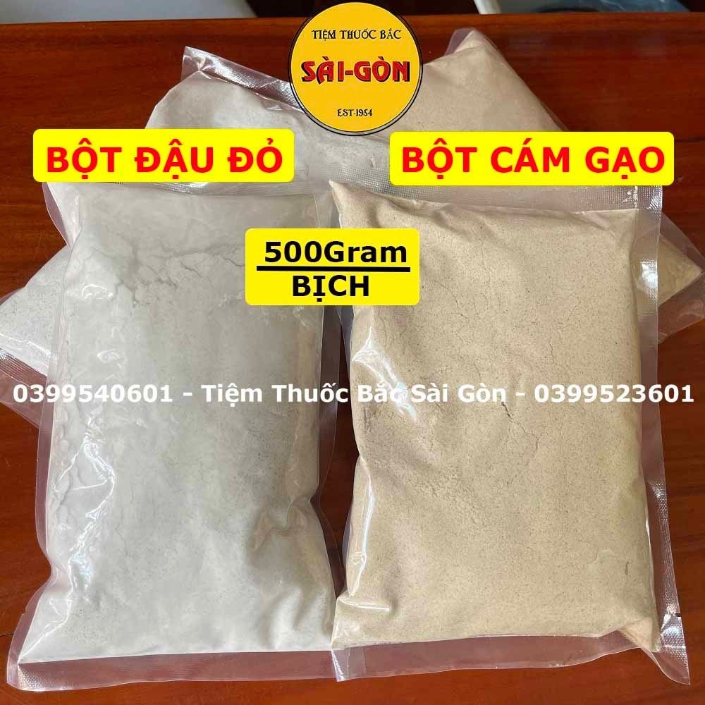Bột cám gạo nguyên chất nhà làm 500g