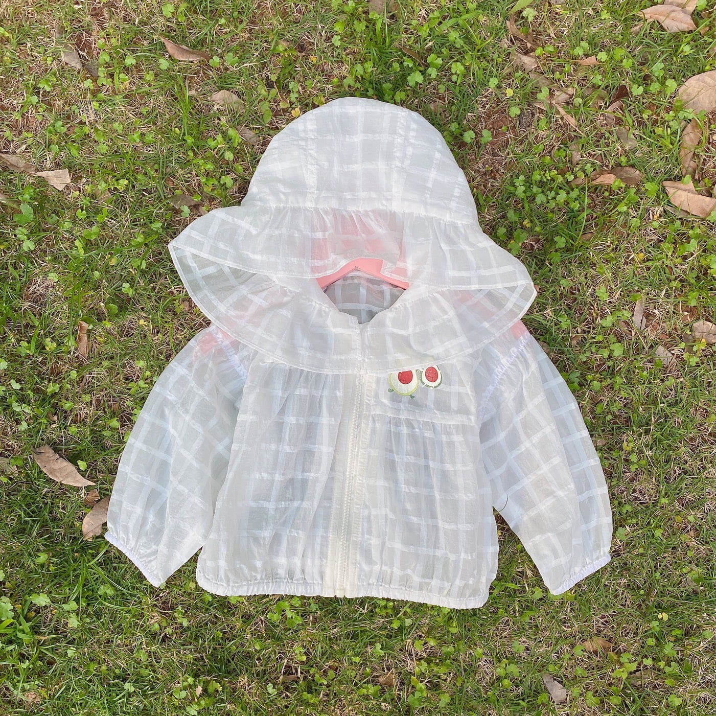 Áo khoác hình quả bơ thời trang chất liệu cotton mỏng nhẹ cao cấp cho bé yêu từ 0-3 tuổi