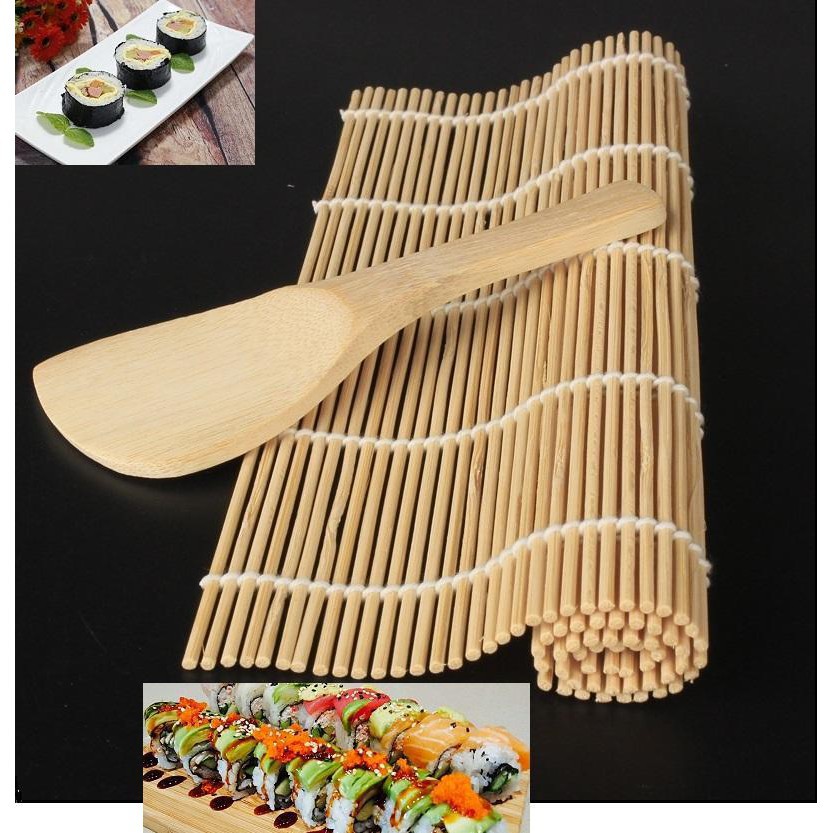 Tấm cuộn sushi bằng gỗ