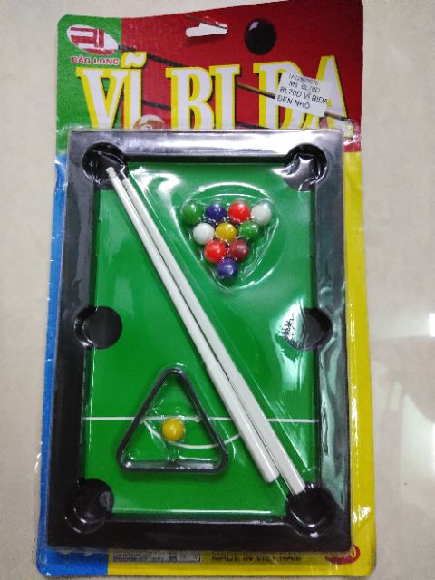 [HCM]Vỉ Đồ Chơi Bàn Bi Da Lỗ Mini Billiards Snooker