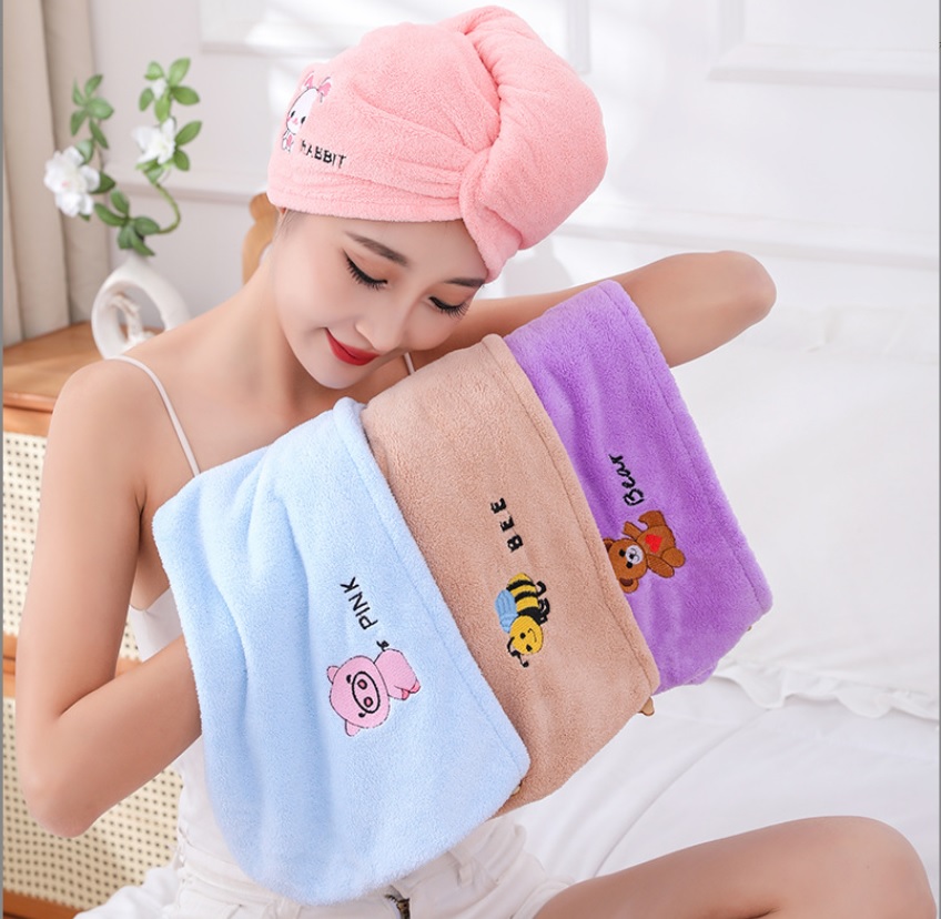 [ĐƯỢC CHỌN MÀU] Khăn Quấn Tóc Thần Thánh Cực Nhanh Khô- Khăn Ủ Tóc, Vấn Tóc Khô Nhanh Siêu Tốc- Khăn Sấy Tóc Hot Hit Cực Thời Trang