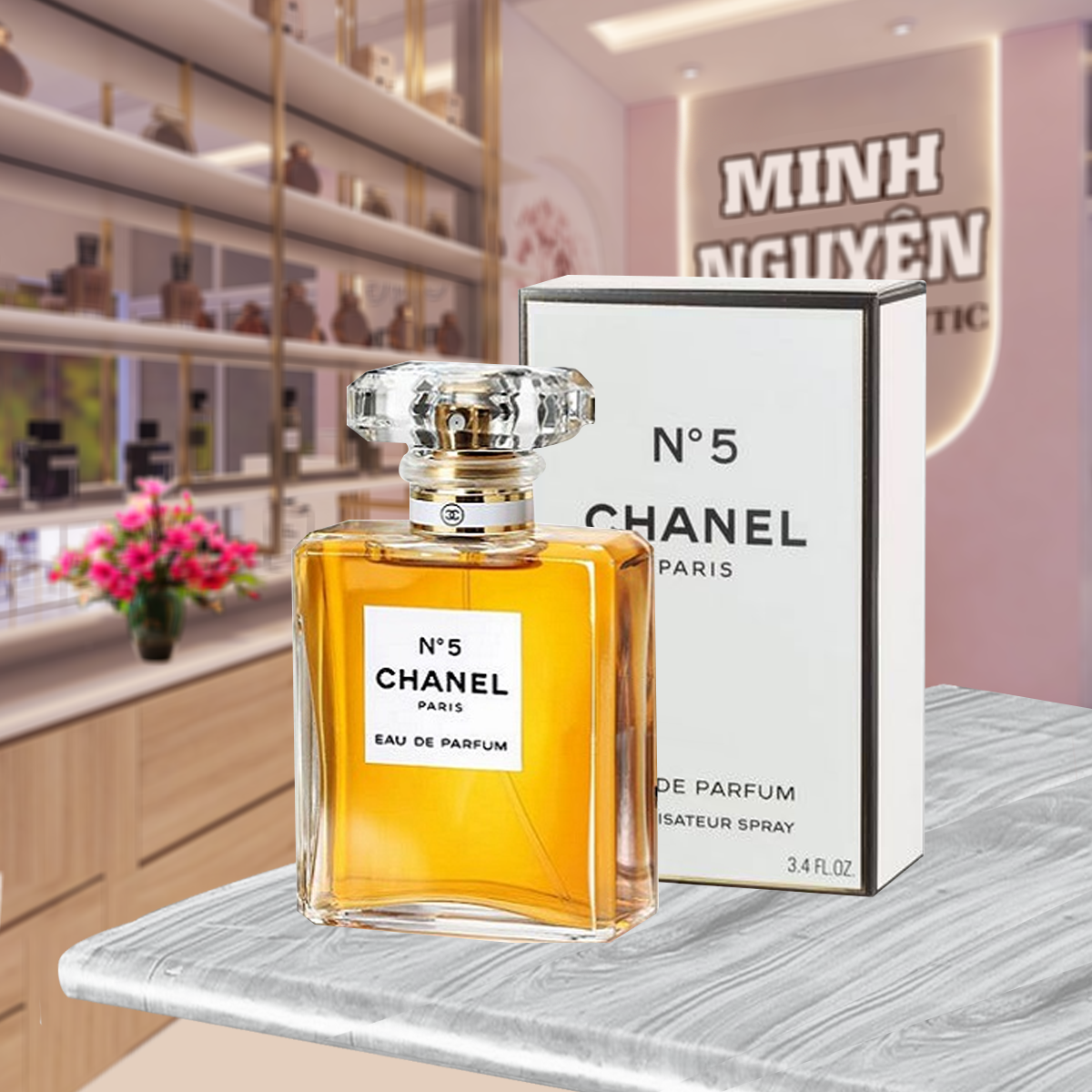 Nước hoa nữ n5 vàng 100ml hương thơm quyến rũ
