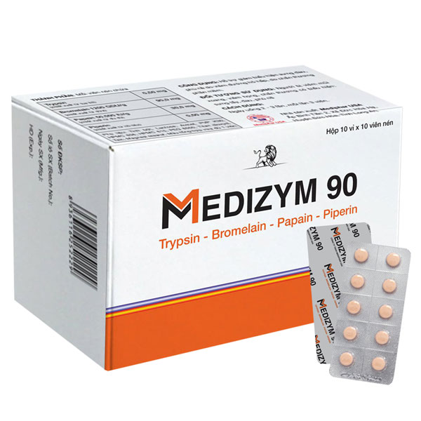 Medizym 90: Hỗ trợ giảm sưng, đau, phù nề