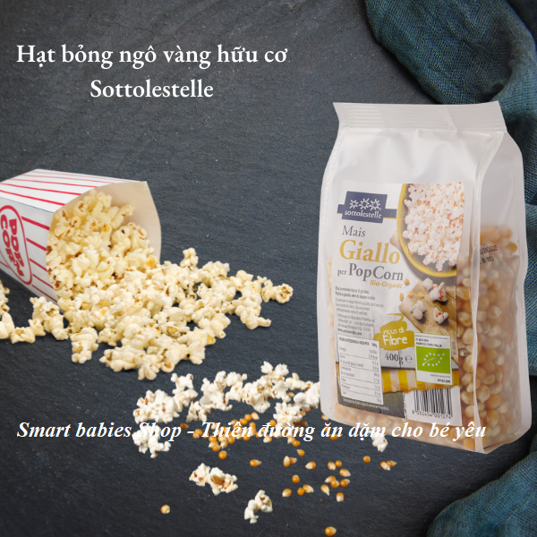 Hạt bỏng ngô vàng hữu cơ Sottolestelle