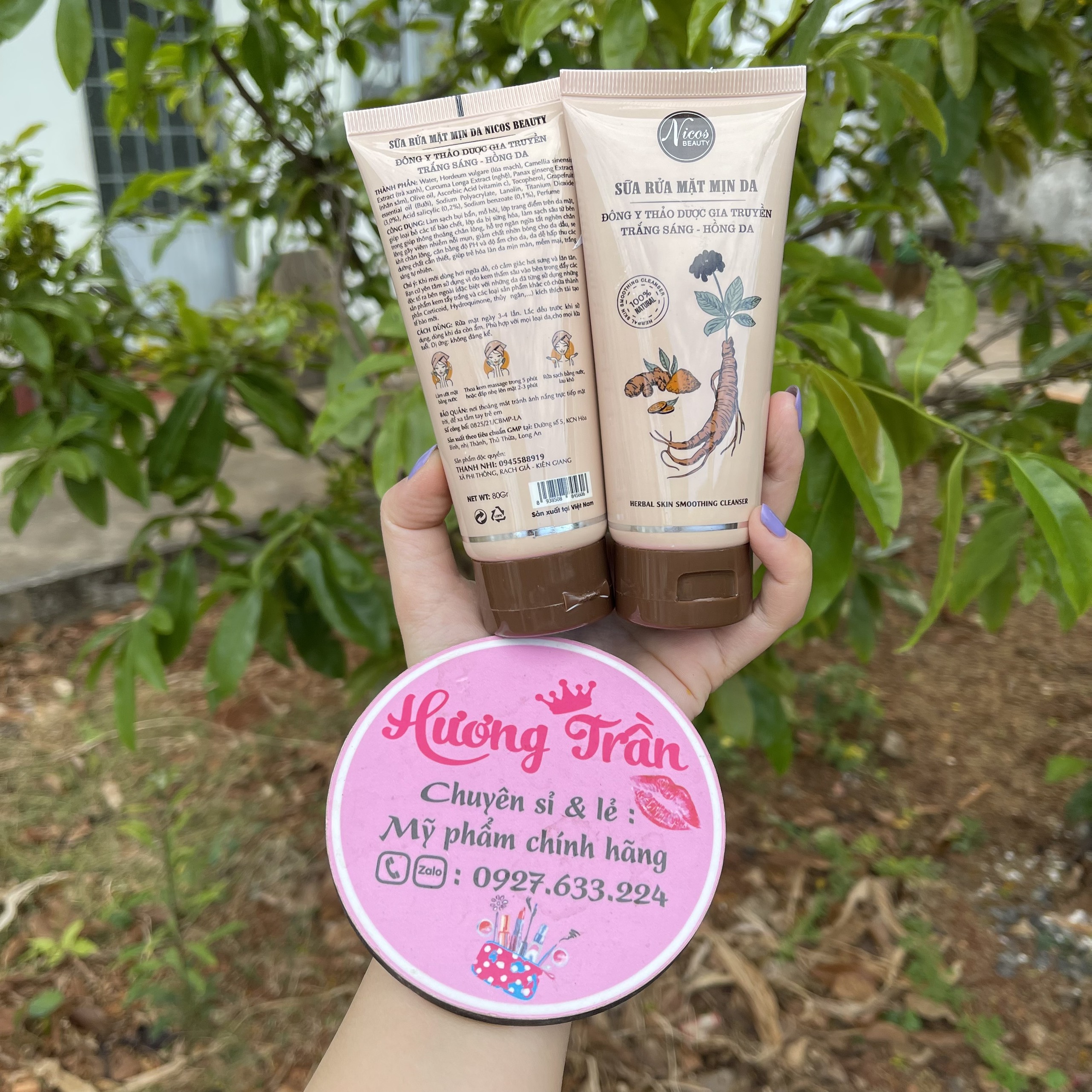 Sữa rửa mặt đông y gia truyền tuýp 80gr