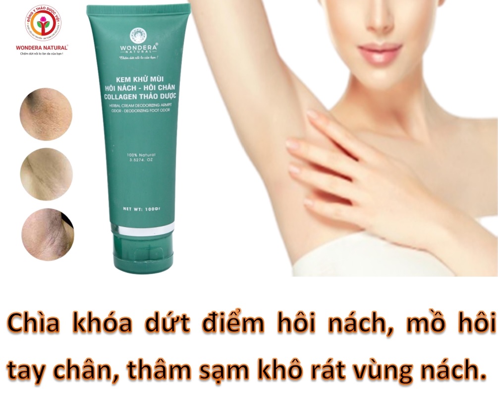 Kem khử mùi hôi nách hôi chân thảo dược