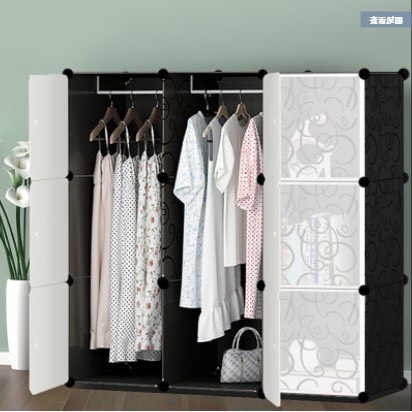 [HCM]Tủ nhựa 9 ngăn có thanh treo đồ