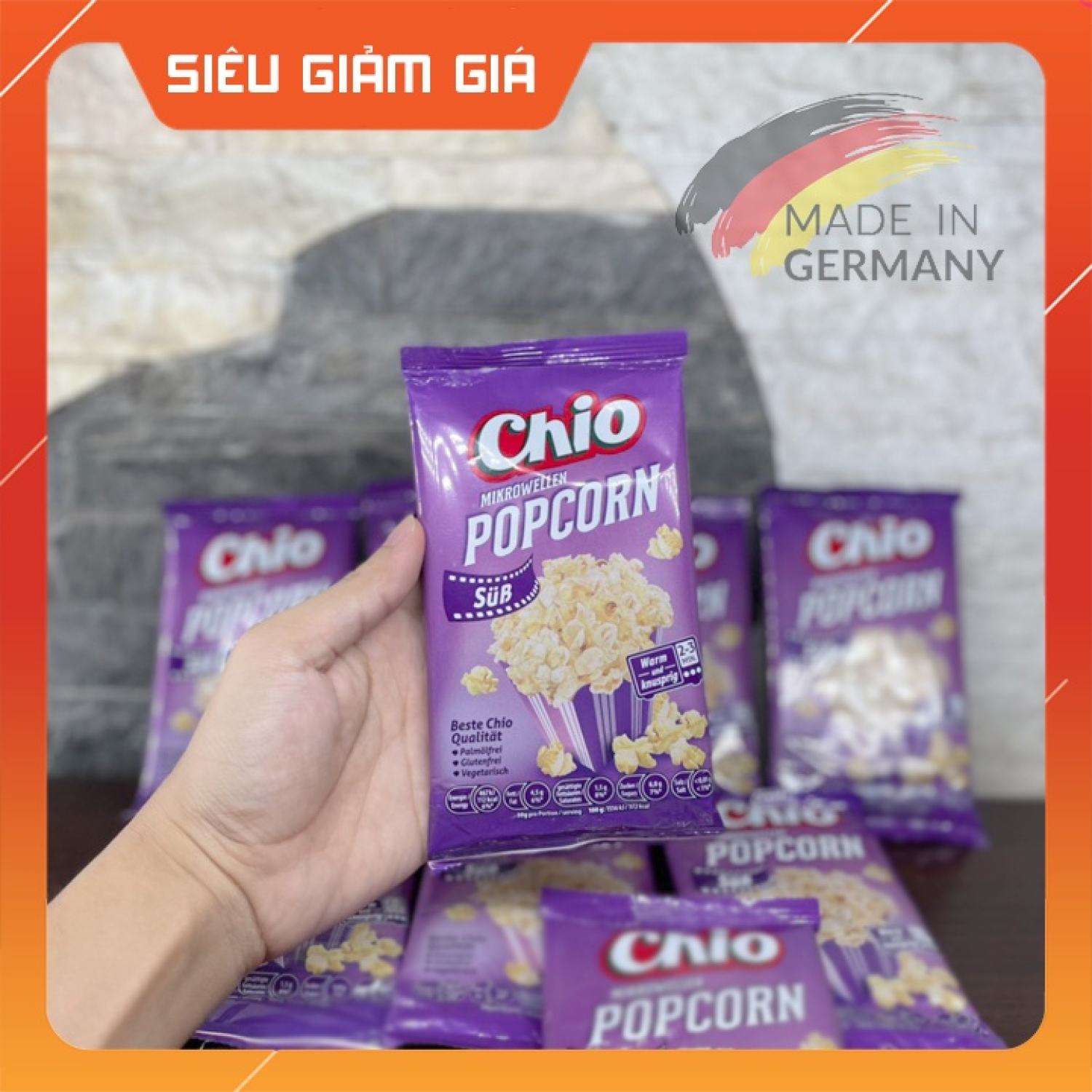 [Nhập RS0822 giảm 30k cho đơn 99k]Bắp rang bơ ngọt lò vi sóng gói 100g của Đức