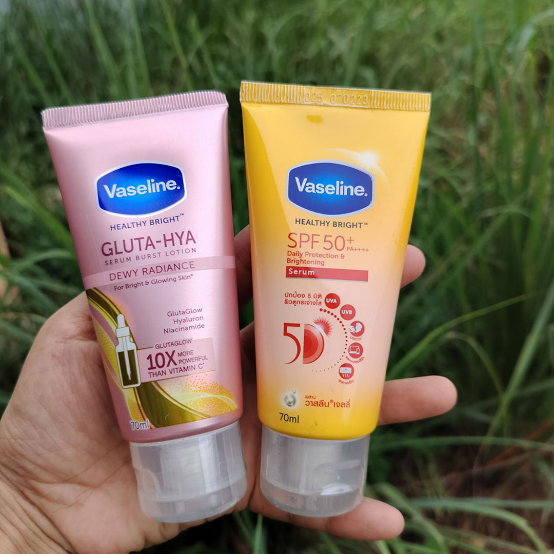 Sữa dưỡng thể chống nắng ban đêm/ ngày Vaseline 70g