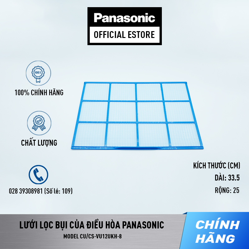 Lưới lọc Điều hòa Panasonic CS-VU9UKH-8| CS-VU12UKH-8| CS-VU18UKH-8 - Lưới lọc Điều hòa Không Khí ACXD00-01421