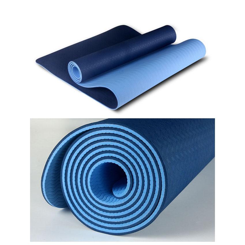 Thảm tập gym và yoga TPE 2 lớp eco friendly đủ màu - shoptuankiet