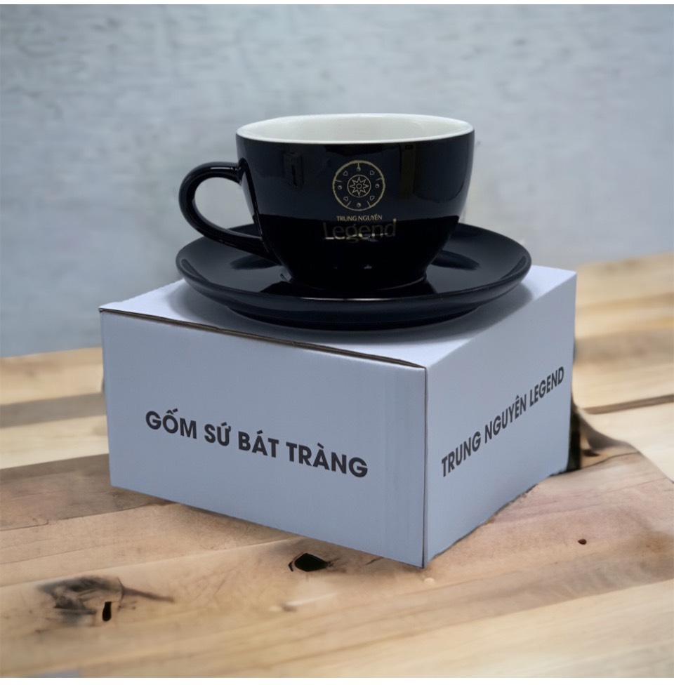 Bộ Tách Cappuccino Bát Tràng Gốm Sứ Trung Nguyên Legend