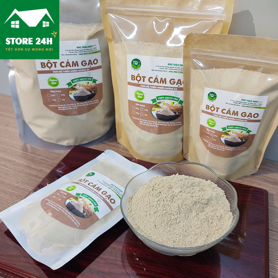 [HCM]Bột cám gạo sữa nguyên chất 100% thiên nhiên [1 kg] | Store 24h