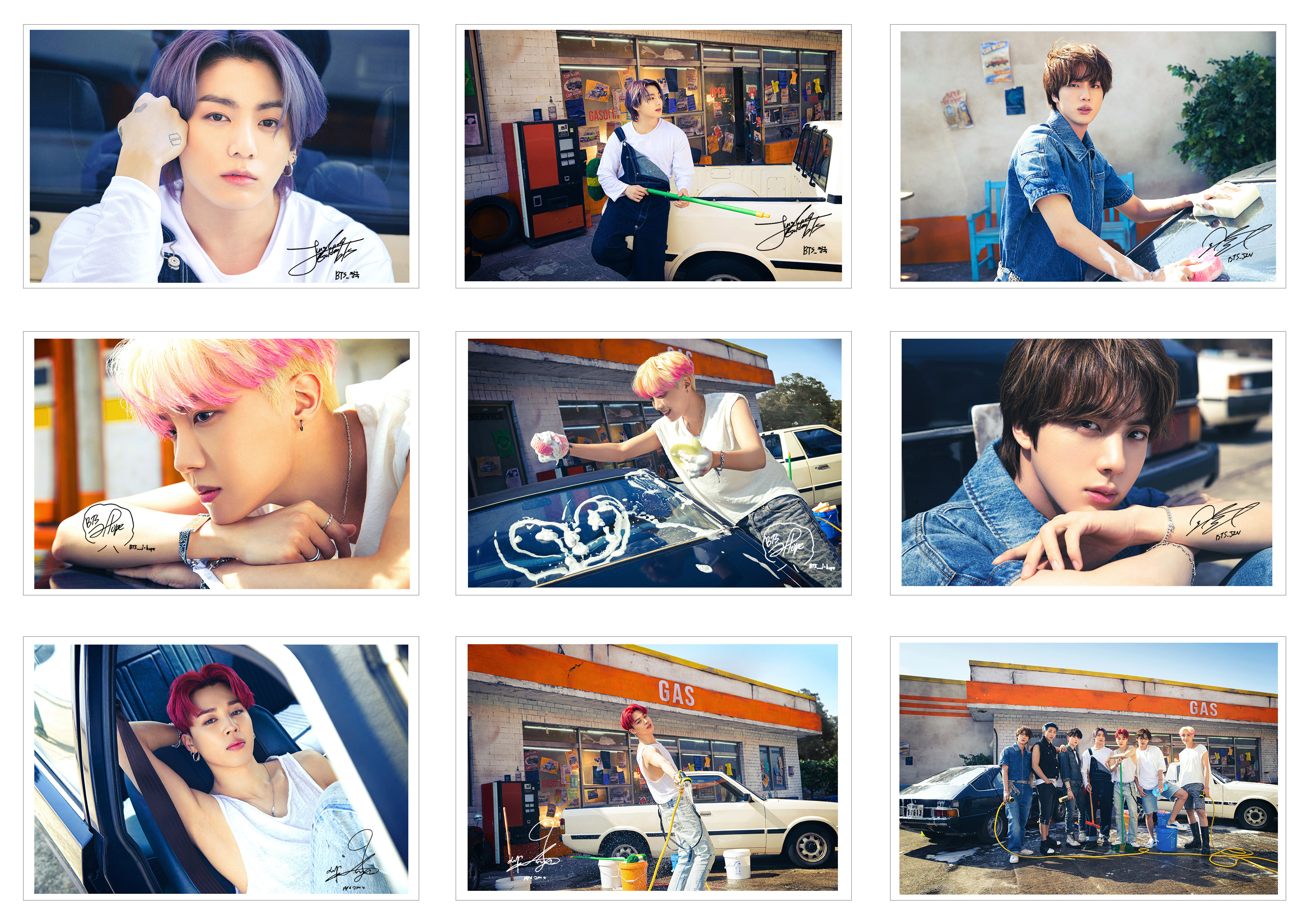 HCMLomo Card 45 Ảnh BTS - BTS Butter Single Album Teaser Concept Photos có