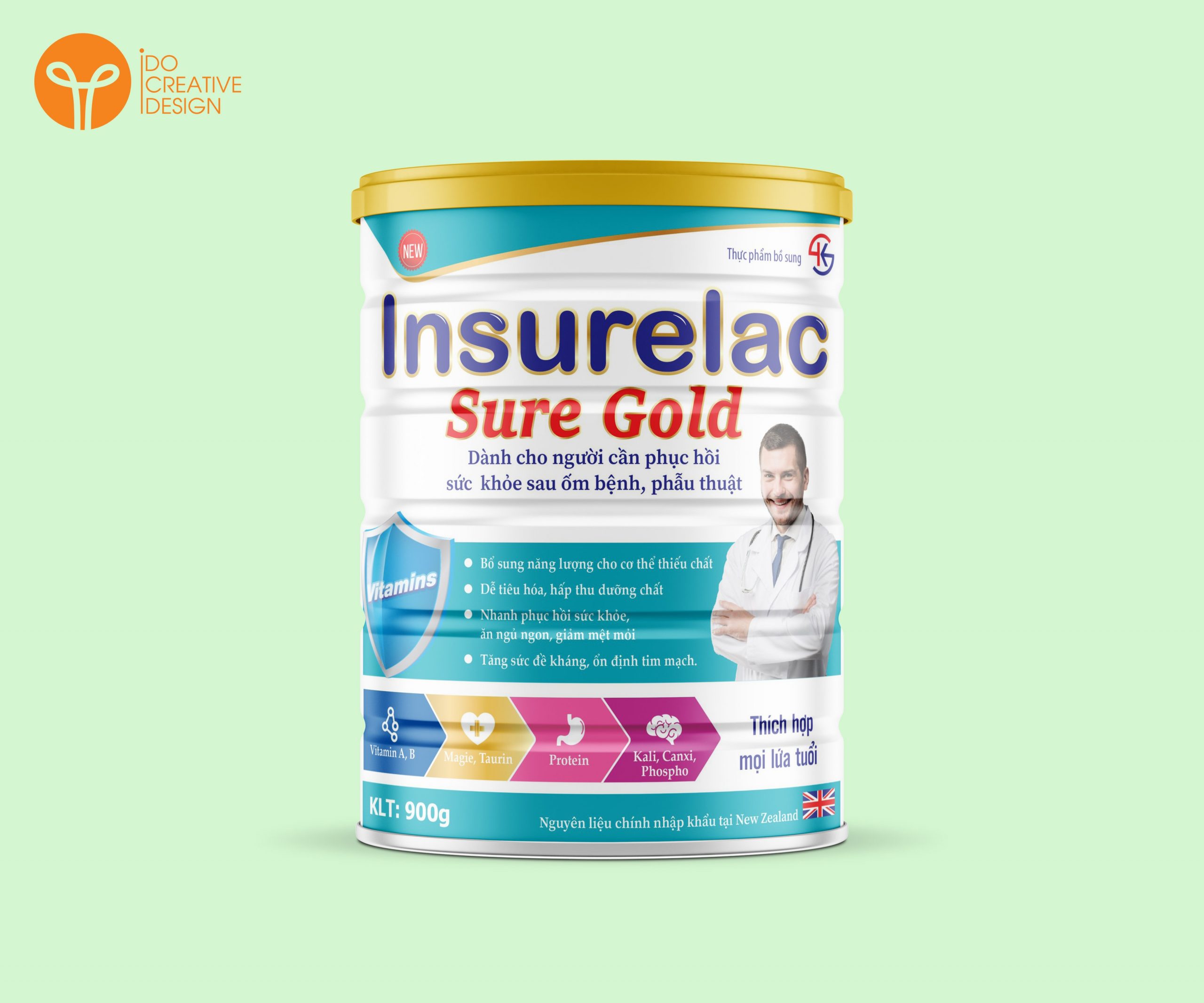 SỮA INSURELAC SURE GOLD – PHỤC HỒI SỨC KHỎE 900G