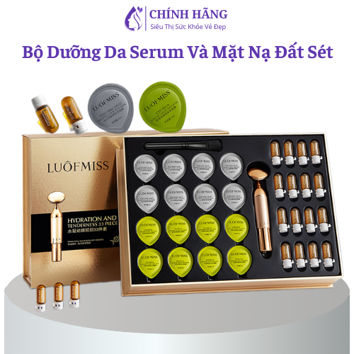 Bộ mặt nạ dưỡng da, tạo độ ẩm, tăng độ đàn hồi, giúp da căng mịn
