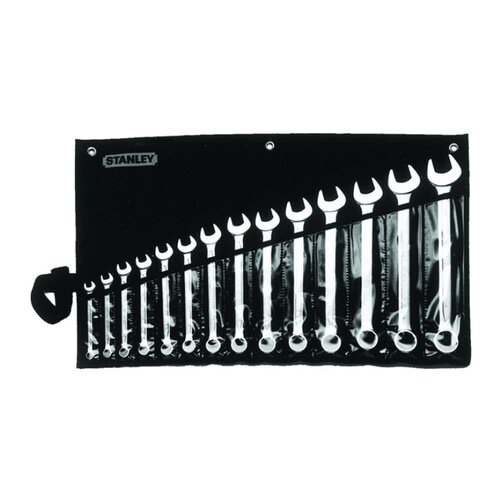 Bộ cờ lê đầu tròng, đầu mở 14 chiếc 8-24mm stanley 87-036