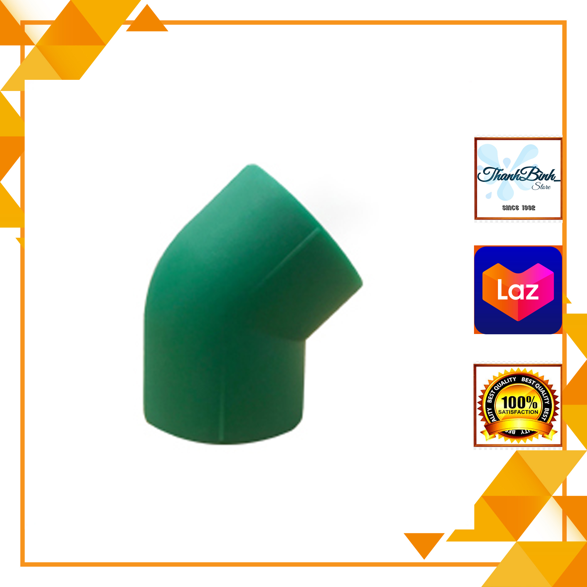 Chếch 50 nhiệt/ chếch ppr phi 50 mm- europipe